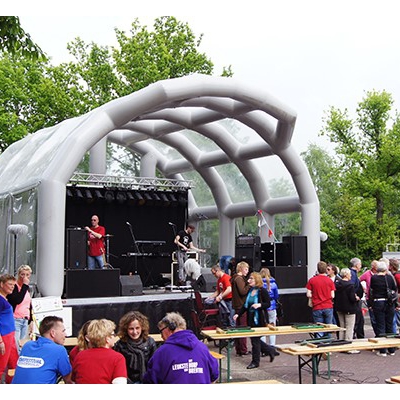 Podiumwagen opblaasbaar medium met band Podiumwagen opblaasbaar medium met band